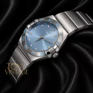 All Silver With Dial Stone Figure Ladies Watch