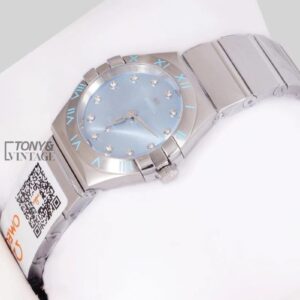 All Silver With Dial Stone Figure Ladies Watch