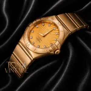 All Yellow Gold With Dial Ladies Watch