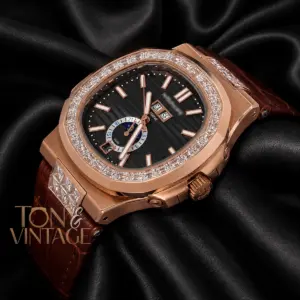 Annual Calendar Moon Phase Rose Gold Watch