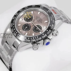 Chronograph 40 Silver Gray Dial & Black Bezel