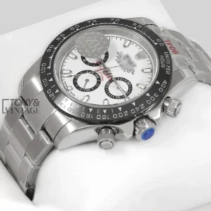 "Chronograph 40 Silver White Dial & Bezel "