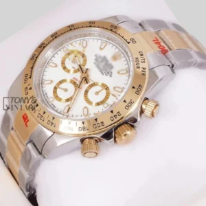 Chronograph 40 Two Tone Yellow Gold White Dial