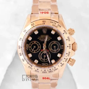 "Chronograph 40 Yellow Gold Black Dial "