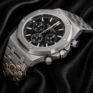 Chronograph Silver Black Dial