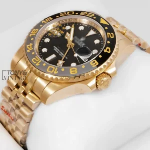 "GMT 40 Yellow Gold Black Dial & Bezel "