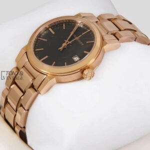 ROSE GOLD WITH BLACK DIAL LADIES WATCH