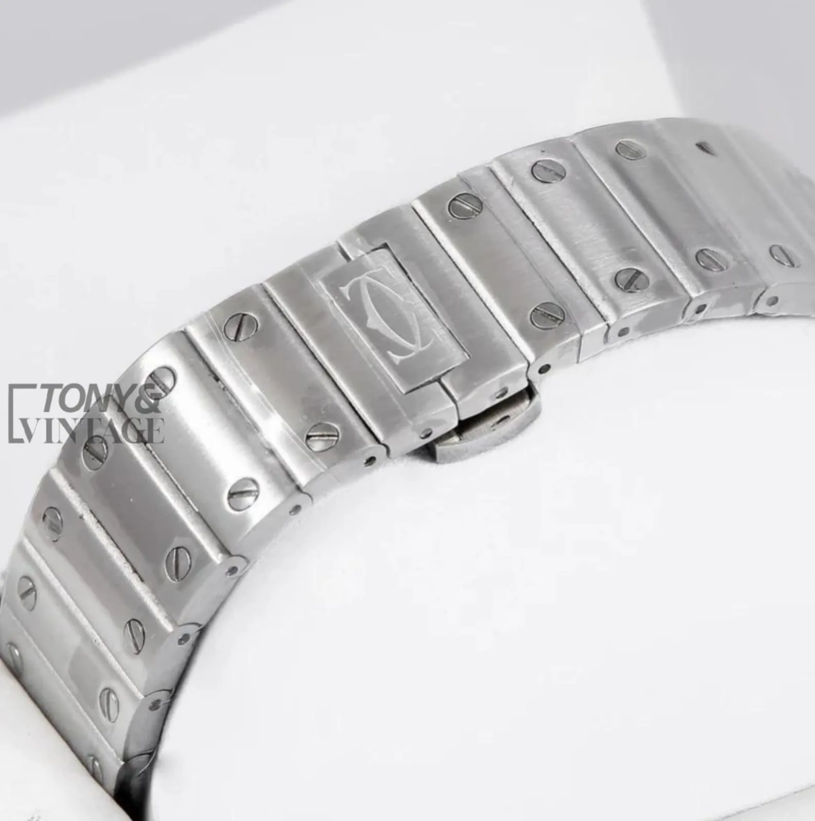 Silver Automatic Watch With White Dial - Image 3