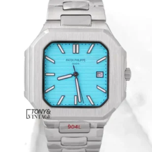 Silver Light Blue Dial Automatic Watch