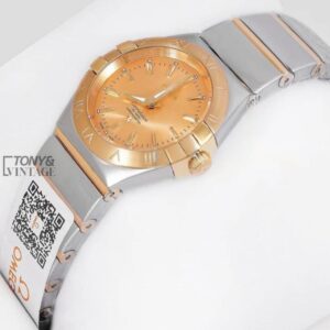 Two Tone Yellow Gold With Dial Ladies Watch