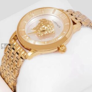 YELLOW GOLD WITH SILVER DIAL LADIES WATCH