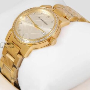YELLOW GOLD WITH WHITE DIAL LADIES WATCH