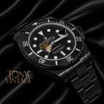 All Black Dial Automatic Watch