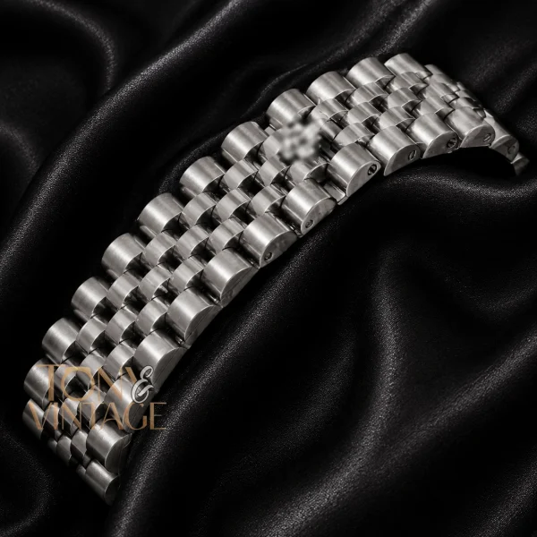All Silver Automatic Watch with Dial
