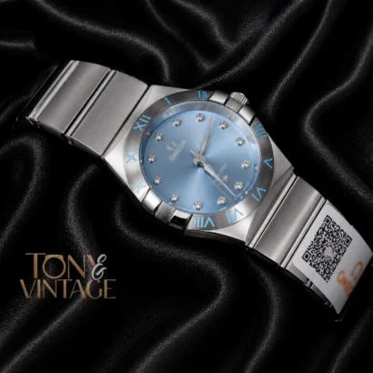 All Silver With Dial Stone Figure Ladies Watch