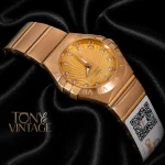 All Yellow Gold With Dial Ladies Watch