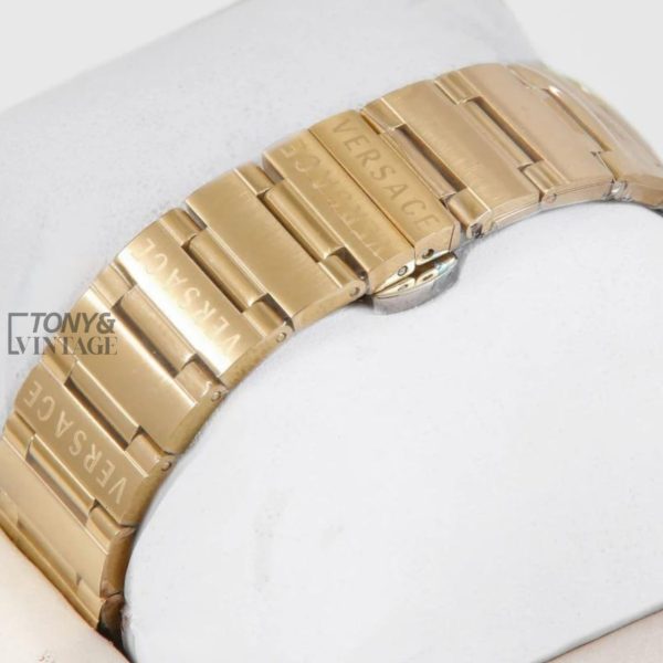 All Yellow Gold With White Dial Ladies Watch
