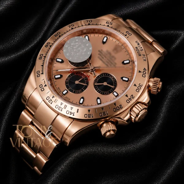 Chronograph 40 All Rose Gold Dial1 copy