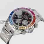 Chronograph 40 Silver Rainbow Edition With Black Dial