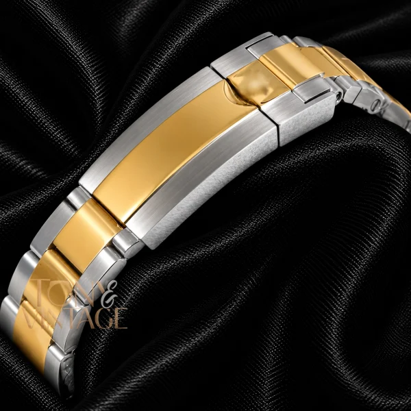 Chronograph 40 Two Tone Yellow Gold Black Dial Index