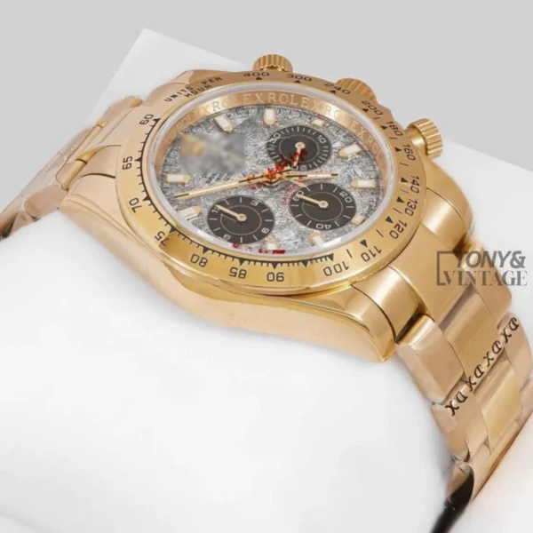 Chronograph 40 Yellow Gold Grey Marble Dial