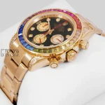 Chronograph 40 Yellow Gold Rainbow Edition Black Dial