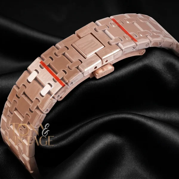 Chronograph Rose Gold Silver Dial