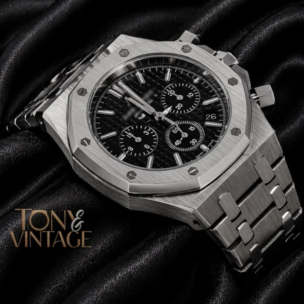 Chronograph Silver Black Dial 2 copy Chronograph Silver Black Dial 2 Copy