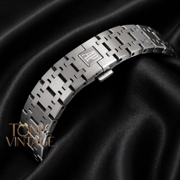 Chronograph Silver Light Brown Dial Chain Watch