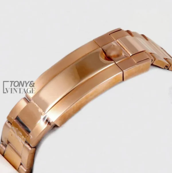 GMT 40 All Rose Gold Black Dial Automatic Watch