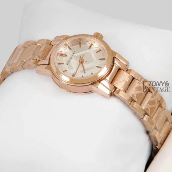 ROSE GOLD WITH SILVER DIAL LADIES WATCH