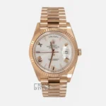 Rose Gold White Dial & Roman Numerals Automatic Watch