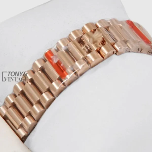 Rose Gold White Dial & Roman Numerals Automatic Watch