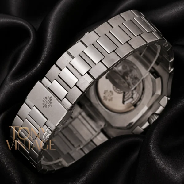 Silver Automatic Watch with White Dial