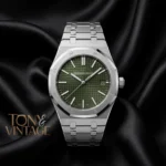 Silver Premium Green Dial PPF Automatic Watch
