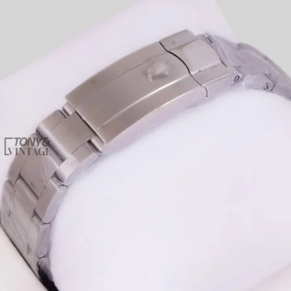 Silver Sea Green Dial Automatic Watch