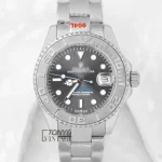 Silver with Gray Dial Automatic Watch