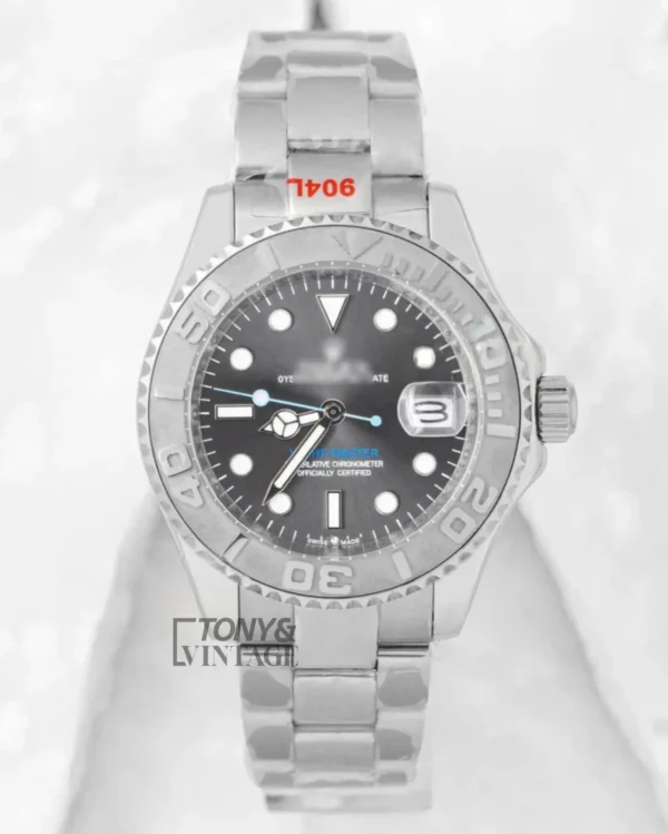Silver-with-Gray-Dial-Automatic-Watch
