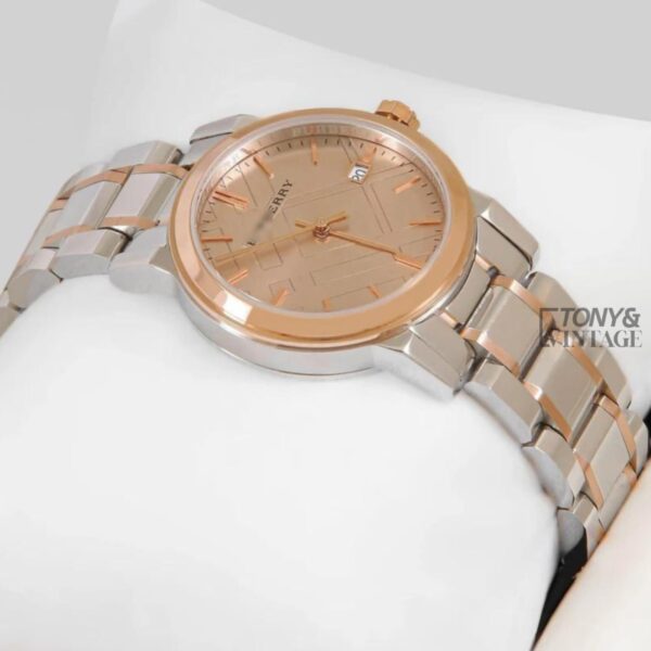 TWO TONE ROSE GOLD WITH DIAL LADIES WATCH