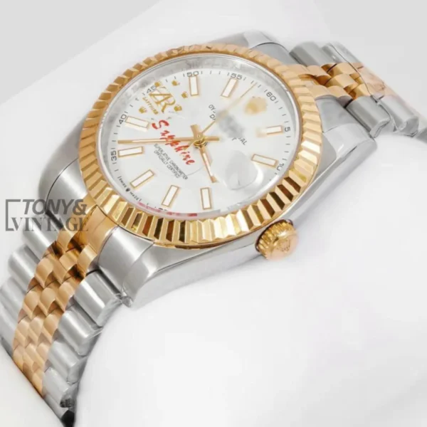 Two-Tone-Yellow-Gold-Automatic-Watch-with-White-Dial-and-Fluted-Bezel1.webp