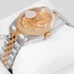 Two Tone Yellow Gold Dial Stone Index