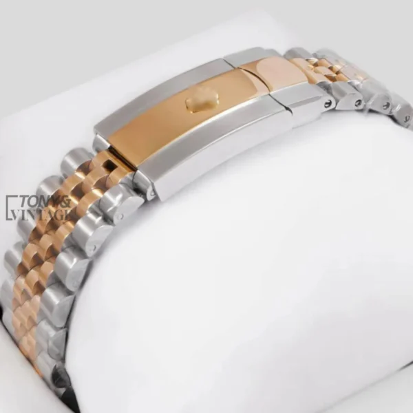 Two Tone Yellow Gold Dial Stone Index