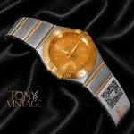 Two Tone Yellow Gold With Dial Ladies Watch