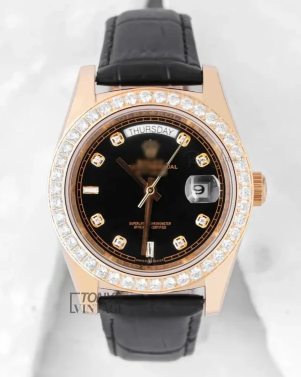 Yellow-Gold-Automatic-Watch-with-Black-Dial-and-Leather-Strap.webp