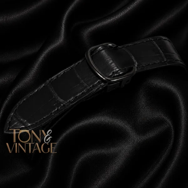 Chronograph All Black Watch With Dial and Strap