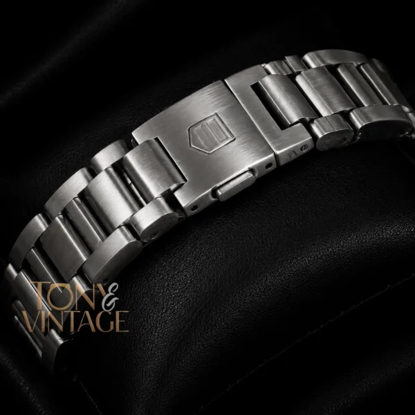 Chronograph All Silver Chain Watch with Matching Dial