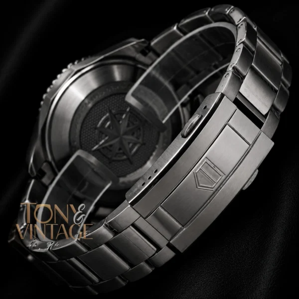 Chronograph All Silver Watch with Dial & Chain